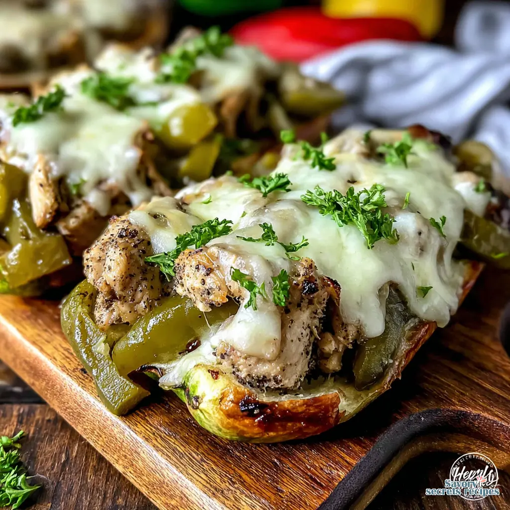 low carb chicken zucchini bowl philly cheesesteak final presentation