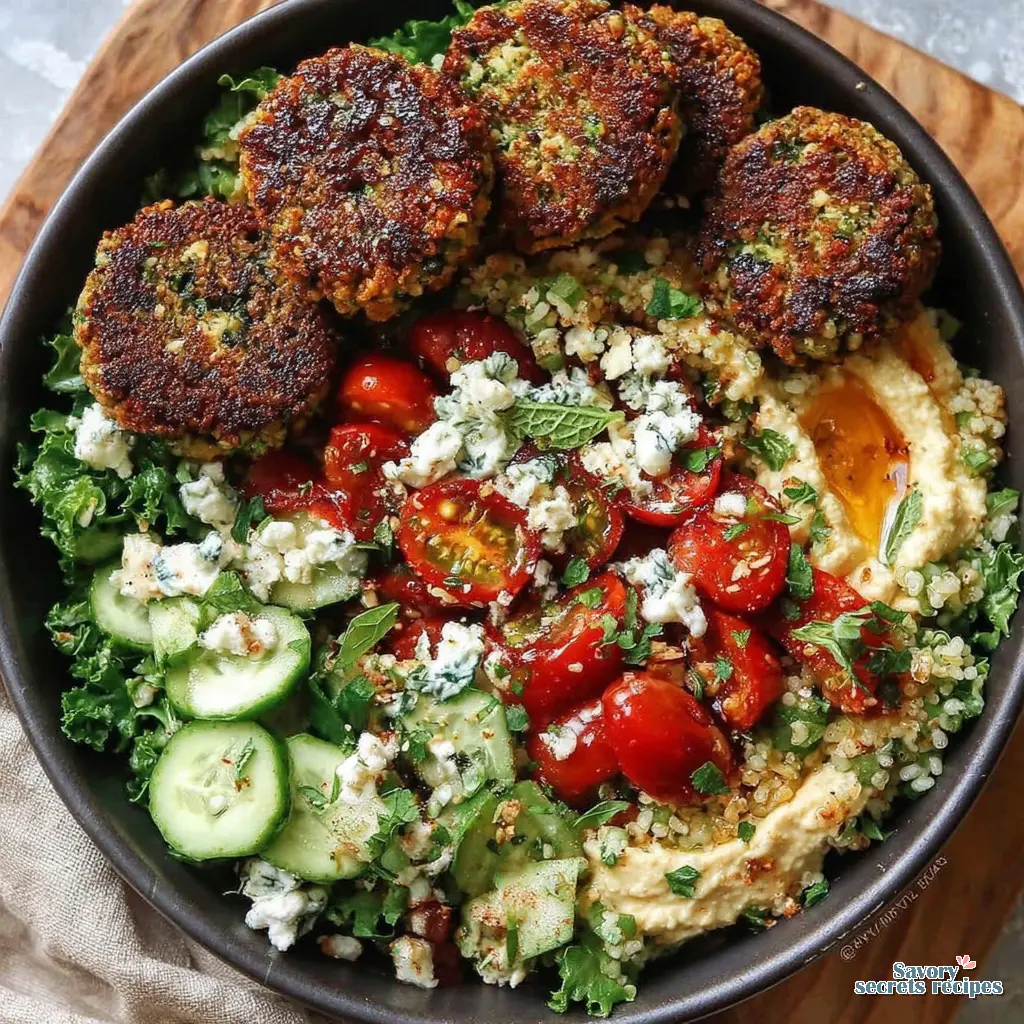 Close up of falafel texture
