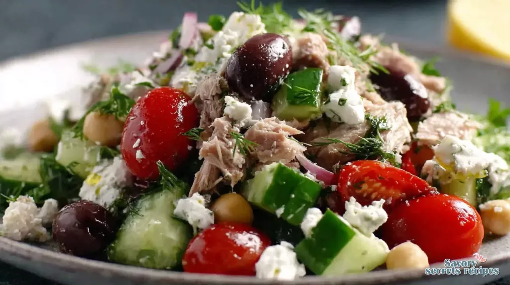 mediterranean tuna power bowl 331939682