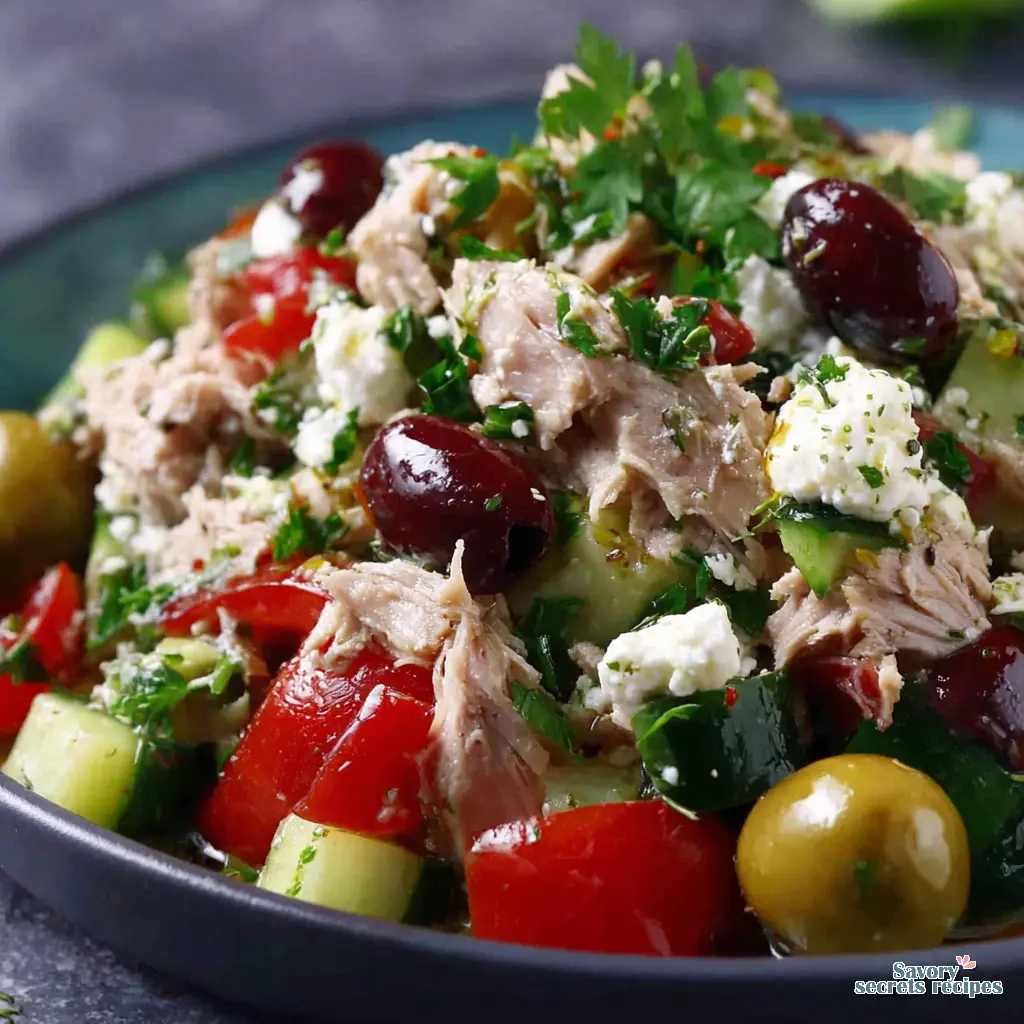 Mediterranean Tuna Power Bowl close up