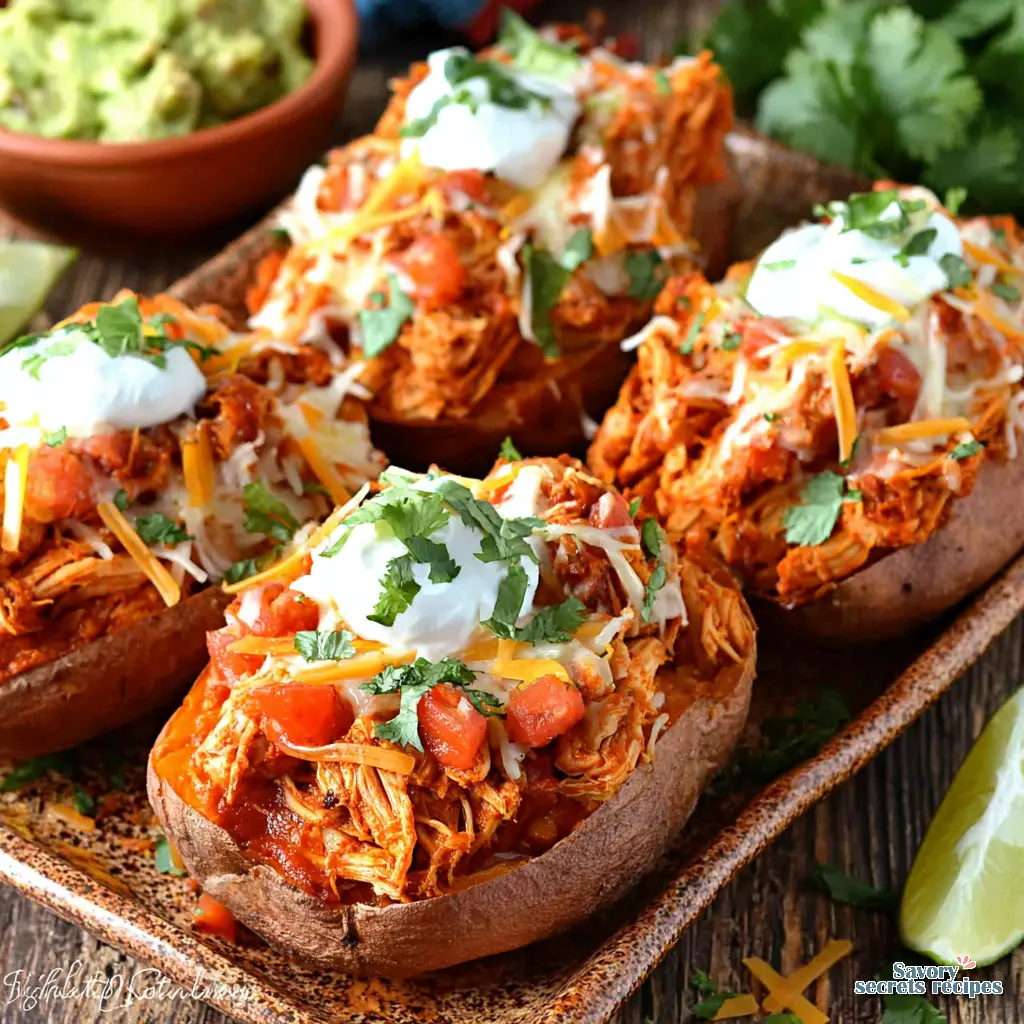 mexican chicken stuffed sweet potatoes casserole final presentation