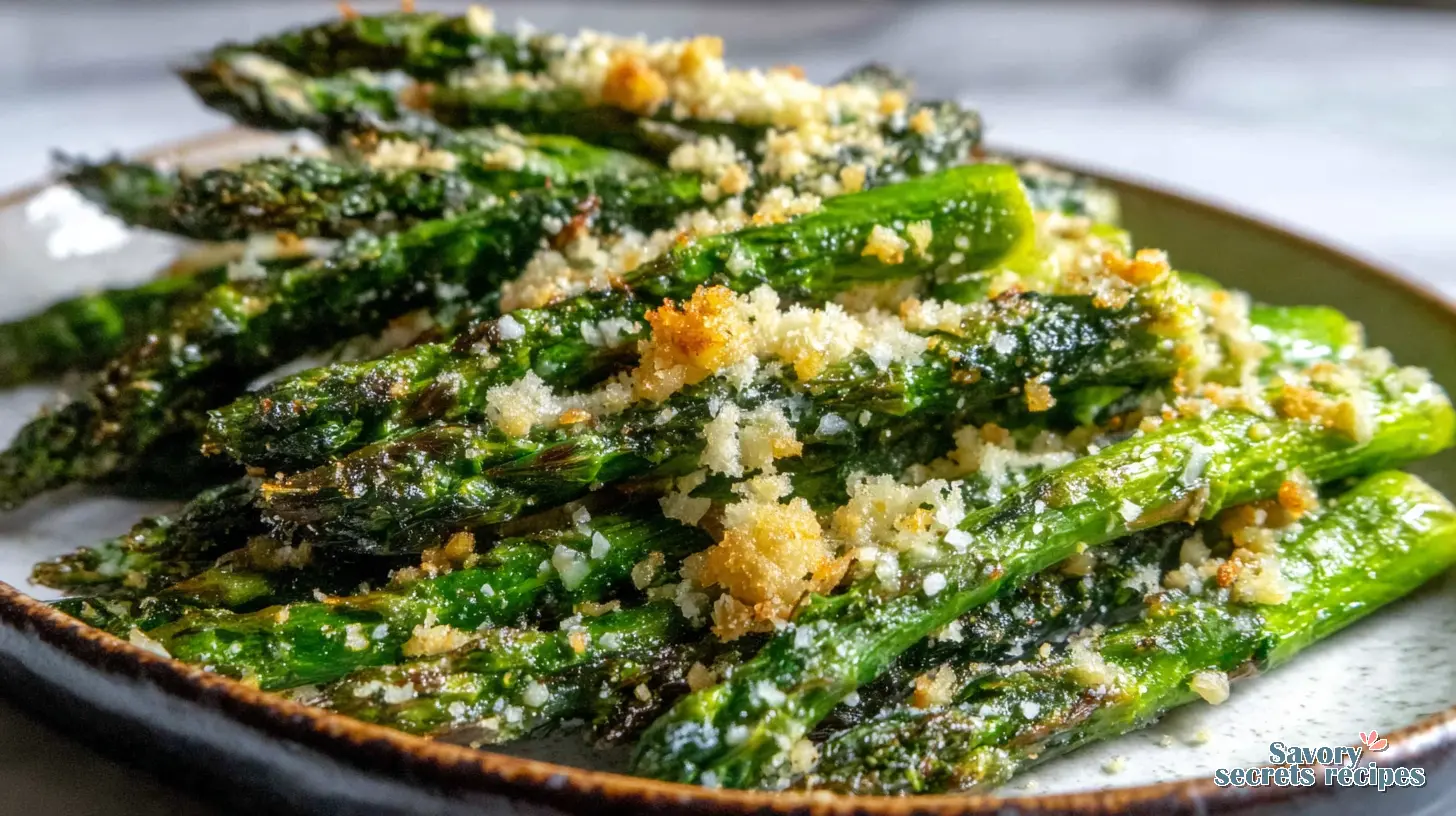 Roasted Garlic Asparagus Bites final presentation