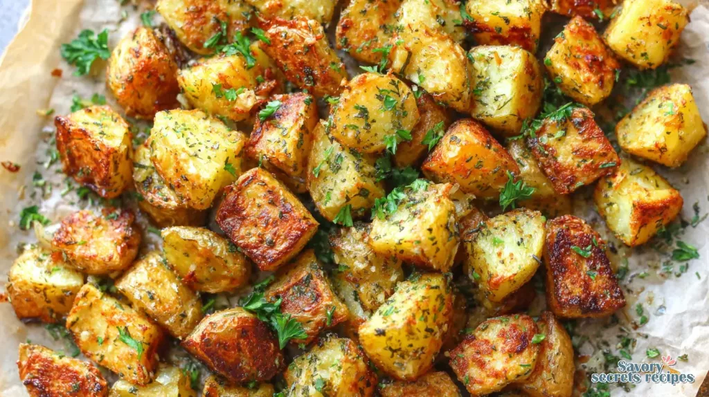 roasted lemon garlic potatoes 880533215