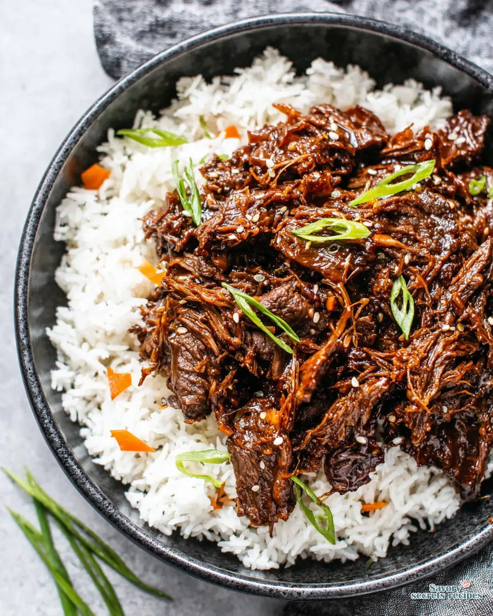 best beef cuts for slow cooker honey garlic close up
