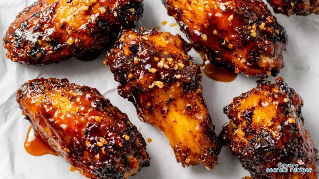 spicy honey chicken wings 399555579