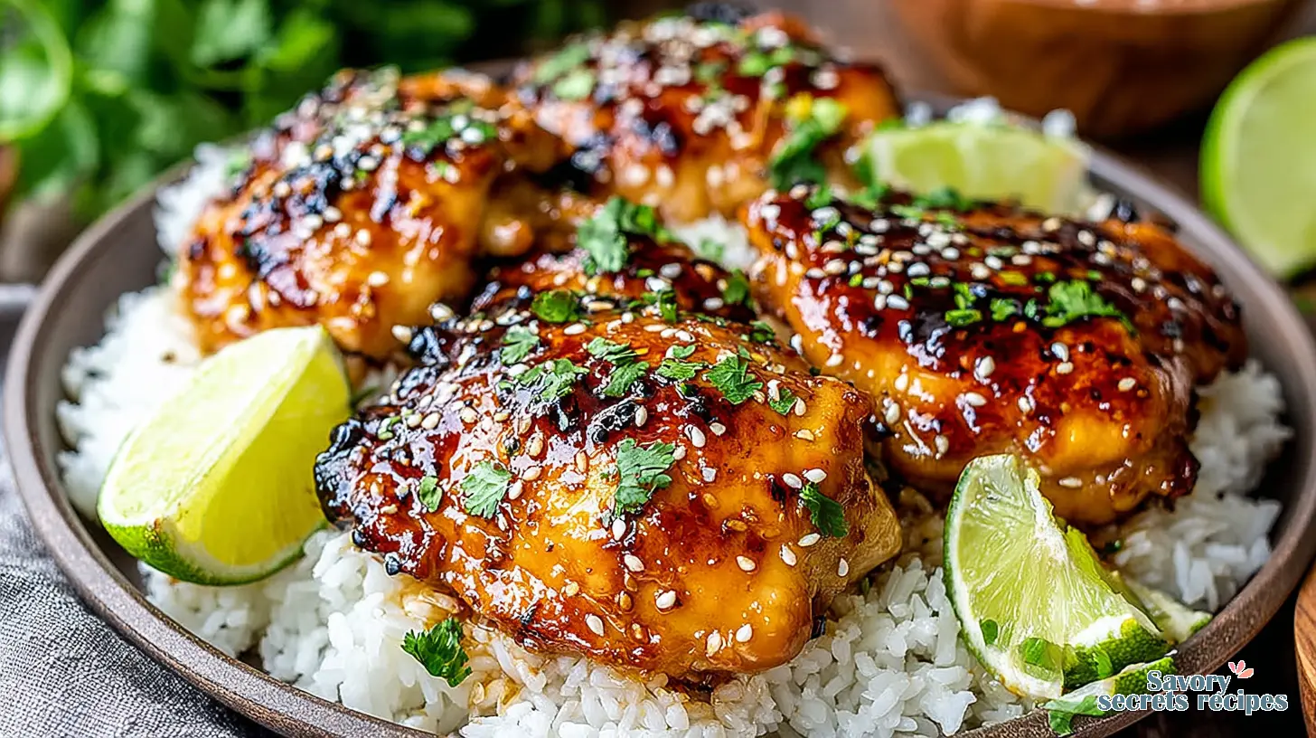 spicy honey lime chicken bowls healthy final presentation