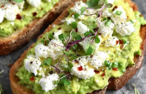avocado cottage cheese toast 905968427