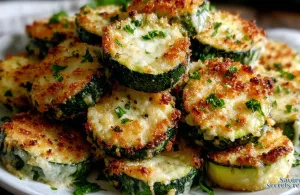roasted parmesan zucchini bites 495915395